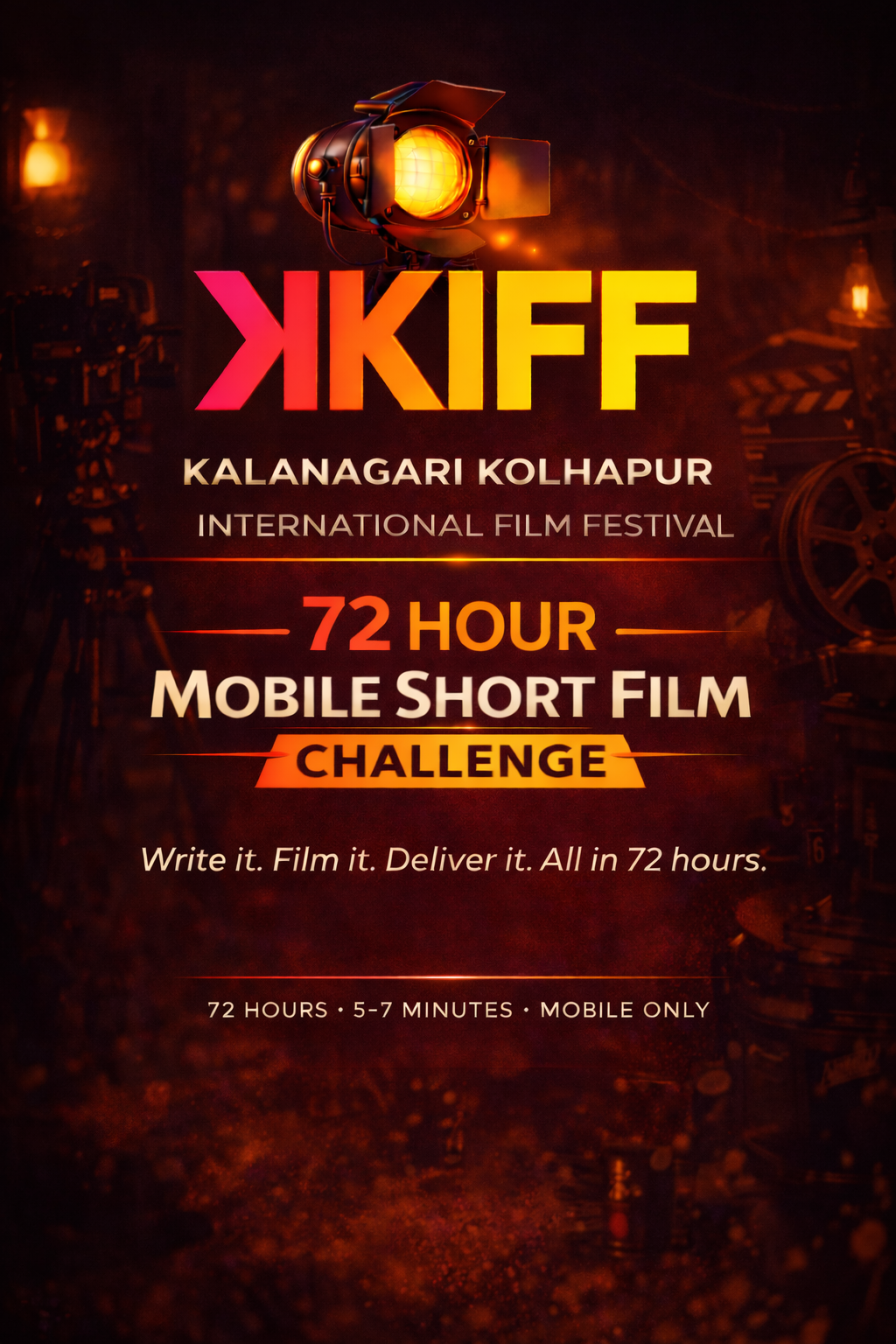 72 Hour Mobile Film Challenge – Coming Soon